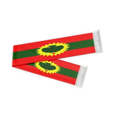 Impresión de encargo 100% de Digitaces del tamaño de la bufanda de Oromo del poliéster