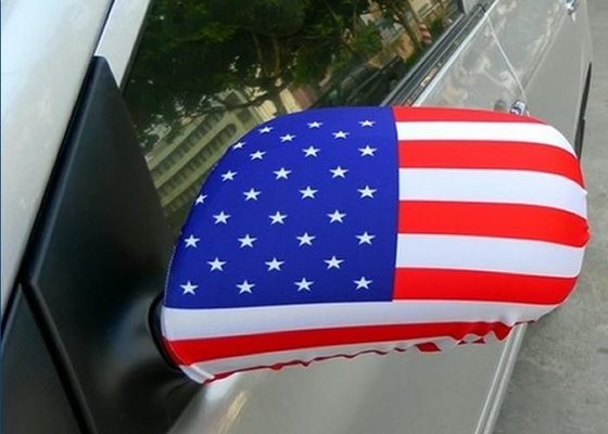 Cubierta del espejo de la parte posterior de la bandera nacional/cubiertas laterales autos coloridas durables del espejo