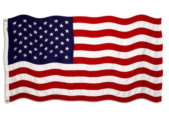 Bandera/banderas echadas a un lado dobles de encargo americanas del club del fútbol de la impresión de Digitaces