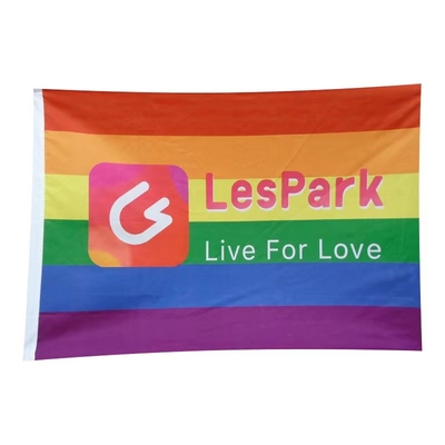 Bandera de Pride Rainbow LGBT del gay para la decoración de la celebración del partido del festival