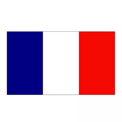 Impreso 3X5FT Bandera tricolor de Francia Bandera de país 100% poliéster Listo para enviar