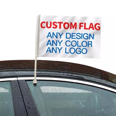 Bandera internacional de Afganistán del poliéster de las banderas de la ventanilla del coche de la impresión en color de Pantone