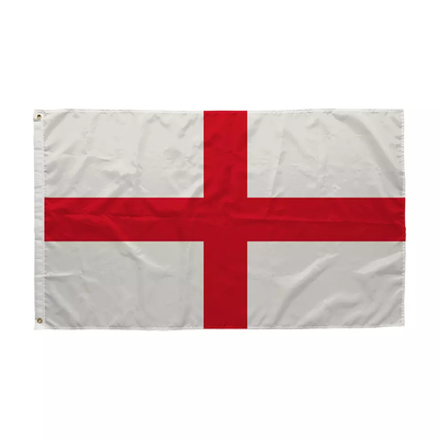 las banderas Pantone del empavesado de los 3x5ft Inglaterra colorean la bandera nacional de Inglaterra del poliéster